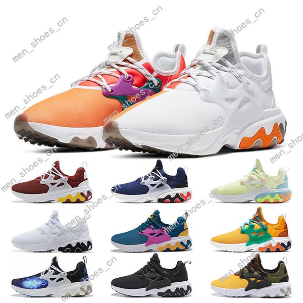 

2020 react presto beams mens women running shoes triple black dharma alternate galaxy barely volt br qs prestos sports shoes #001