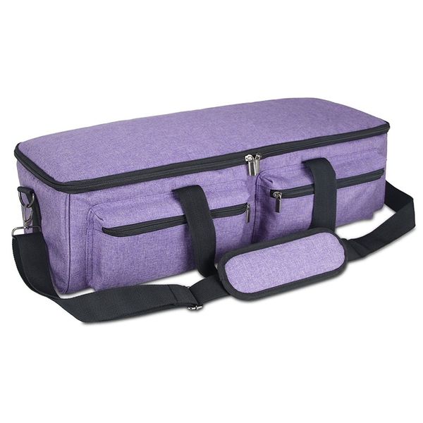 

carrying bag compatible with cricut explore air 2, storage tote bag compatible with silhouette cameo 3 and supplies purple kitchen storage