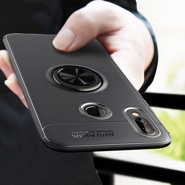 

for huawei y9 2019 case car holder stand magnetic bracket finger ring tpu cover case for huawei 2019 y9 funda coque capa