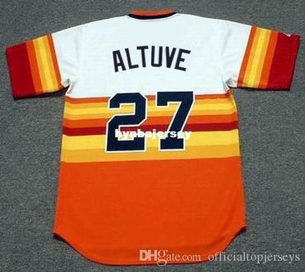 

custom jose altuve houston stitched 1980's majestic vintage home baseball jersey retro mens jerseys running, Black;blue