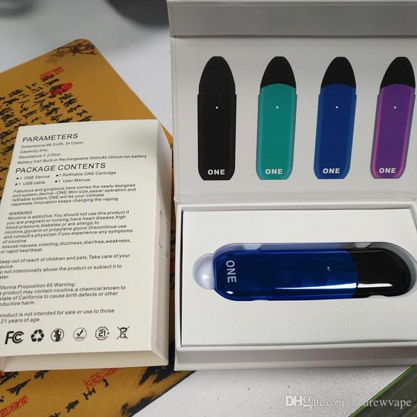

authentic prayer one vape pod kit built-in 400mah battery portable vape pod system kit magnetic connected with 2ml empty cartridges