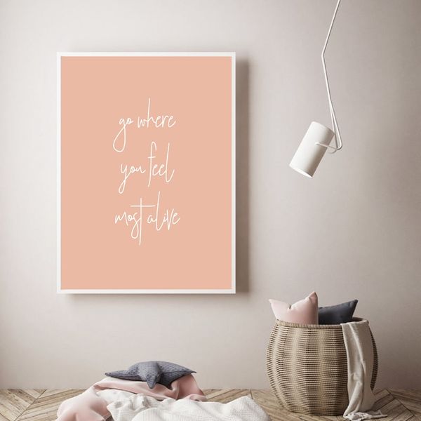 

life quote print travel typography poster minimalist wall art canvas painting pictures for living room home decor unframed