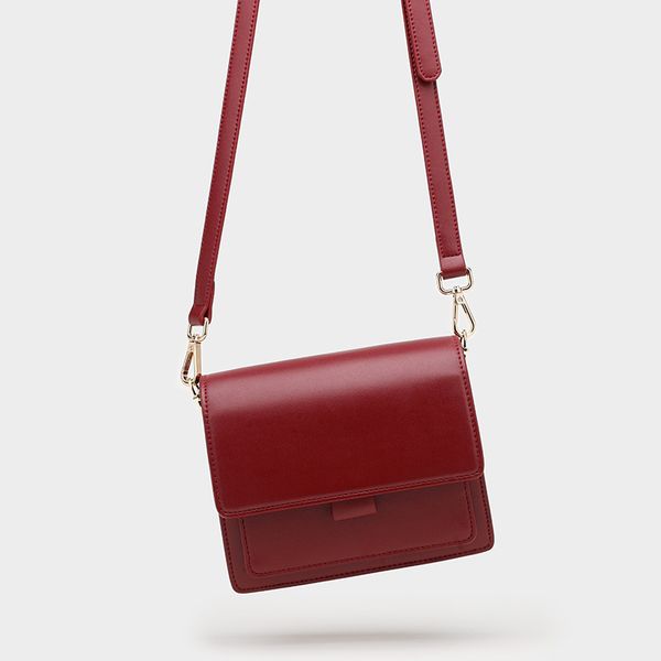 

2019 new wide shoulder strap tilt fashion trend one shoulder organ girl bag