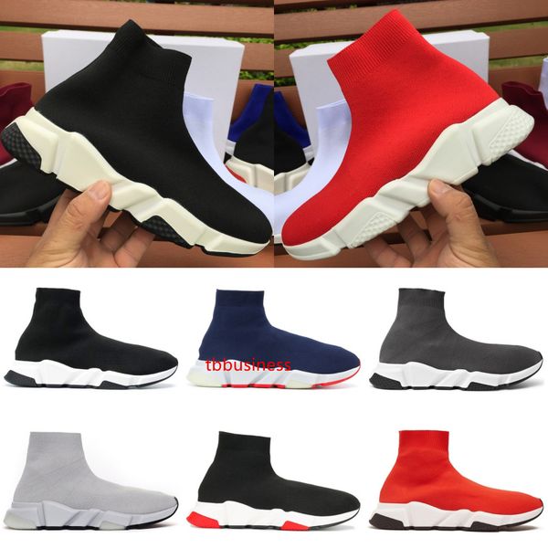 

speed trainer fashion men women designer sneakers black white blue mens trainers casual sock shoes runner us 5.5-11