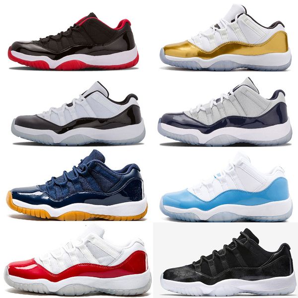 

11 чикаго тренажерный зал красный 11с полночь военно-морского флота мужская баскетбольная обувь для мужчин, женщин космический джем 45 леген