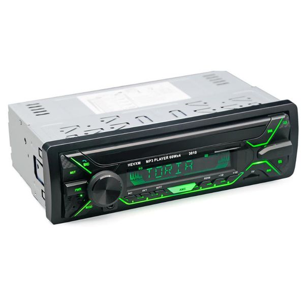 

car audio 12v universal mp3 player lcd stereo colorful lights radio bluetooth usb portable aux