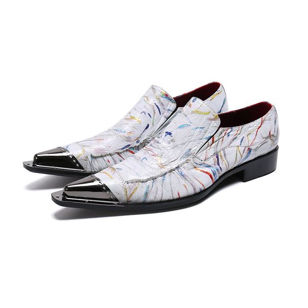 

sapatos masculino fashion mens shoes casual runway low heel boys dress shoes pointed toe loafers mens evening party, Black