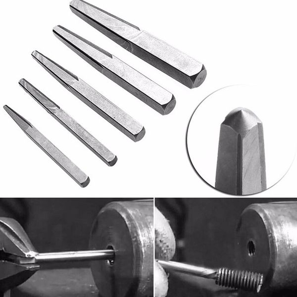 

screw extractor bolt remover guide broken damaged bolt drill bits easy out broken wire removal tools drill bit