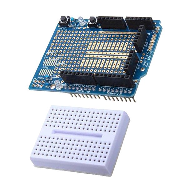 

proto shield prototype expansion board with solderless breadboard for arduino