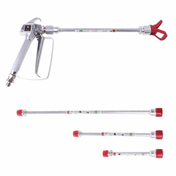 

20/30/30cm airless paint sprayer spray gun tip extension pole rod ls'd tool