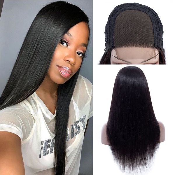 

180% density 250% density 4x4 lace closure wigs straight human hair lace front wigs for black women new arrival 10-24 inch closure wigs
