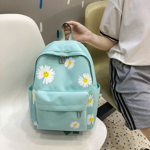 

printing girls backpacks for teenage cute pink small back pack women oxford summer bagpack fashion flowers backbag teen