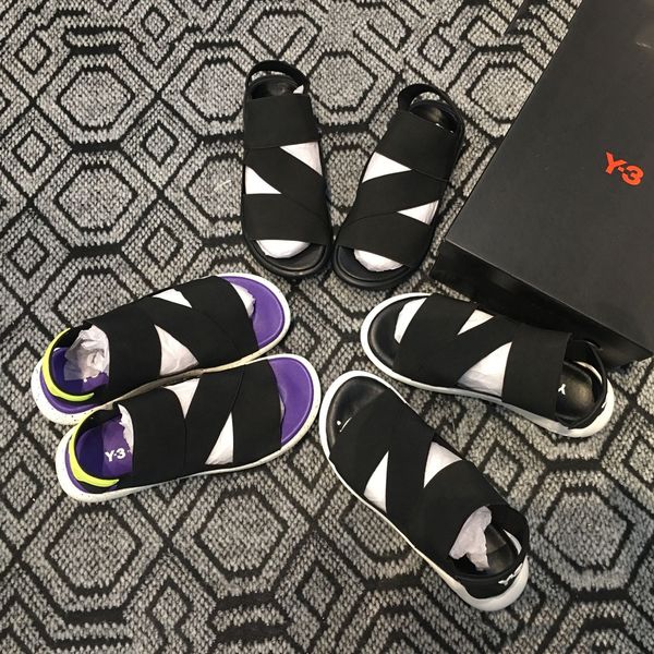 

y-3 bashyo qasa high sandals men women black white red anti-slipping quick-drying outdoor slippers soft water beach sneakers shoes