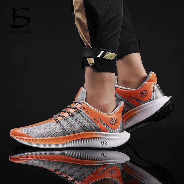 

lightweight men's running shoes comfortable breathable men's sneaker casual non-slip jogging men sports shoes large size 39-46