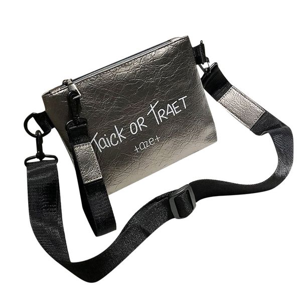 

women letter messenger bag handbag pu leather exquisite wide shoulder strap small crossbody bags bolsa feminina #t10