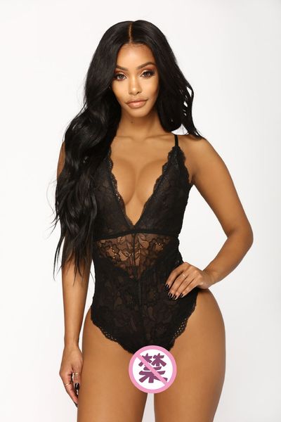 

s  l x xxl bodysuit women lace patchwork jumpsuit bodycon jumpsuits romper shorts playsuits club wear sfw326, Black;white