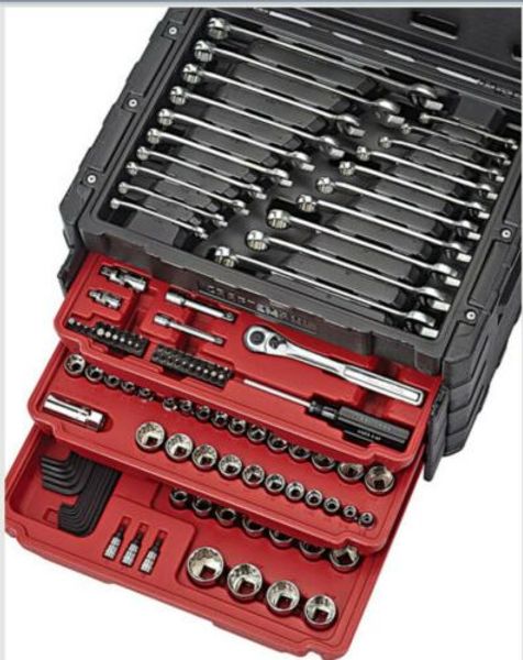

selling tool products 276 piece mechanics tool set 3 drawer chest - new