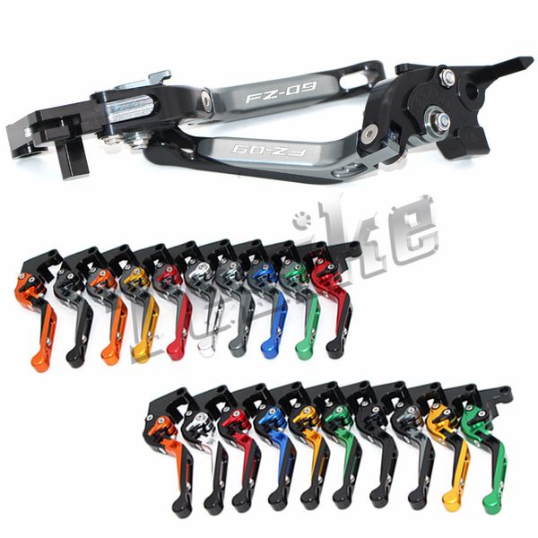 

motorcycle folding extendable cnc moto adjustable clutch brake levers for fz-09 fz 09 fz09 2014 2015 2016 2017