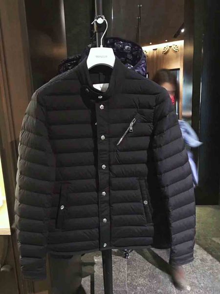 

brands clothes business m0n--xxnestor mens 90% white duck down coats winter warm standing-collar black matte dress wedding casual mens