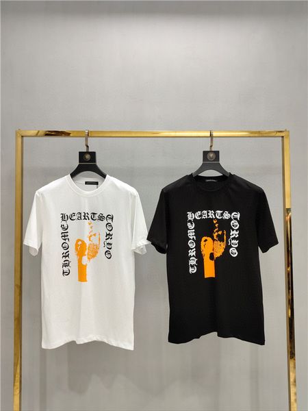 

2020ss spring and summer new high grade cotton printing short sleeve round neck panel t-shirt size: -l-xl-xxl-xxxl color: black white w712, Gray