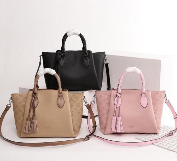 

Top quality designer handbag M55030 smooth calf leather with broached calf leather zipper Tote hand 091903
