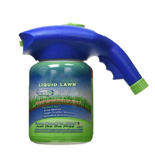 

plastic hydro mousse spray gun liquid lawn seed sprinkler watering can quick and easy spray pot antiperspirant dropshipping