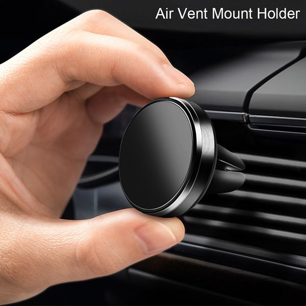 

magnetic car mount air vent phone holder 360 degree rotation stand-up mount