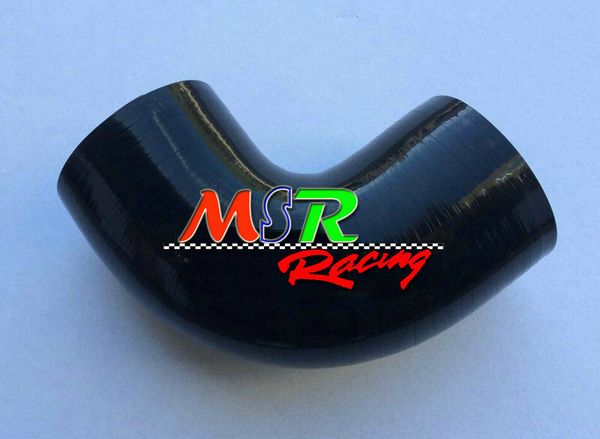 

black silicone 90 degree elbow hose pipe 2" inch 51mm turbo intercooler