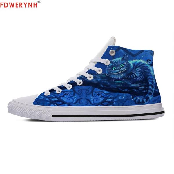 

men walking shoes customized canvas shoes cute for chasire cat high independent design women breathable custom