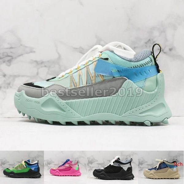 

2020 odsy-1000 fw19 c o arrow sneakers running shoes women mens hiking trainers platform tripler white green black triple s zapatos