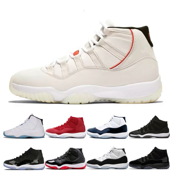 

gym 11 men basketball platinum tint space jam luxury red bred midnight navy designer shoes 11s women cool grey sneakers