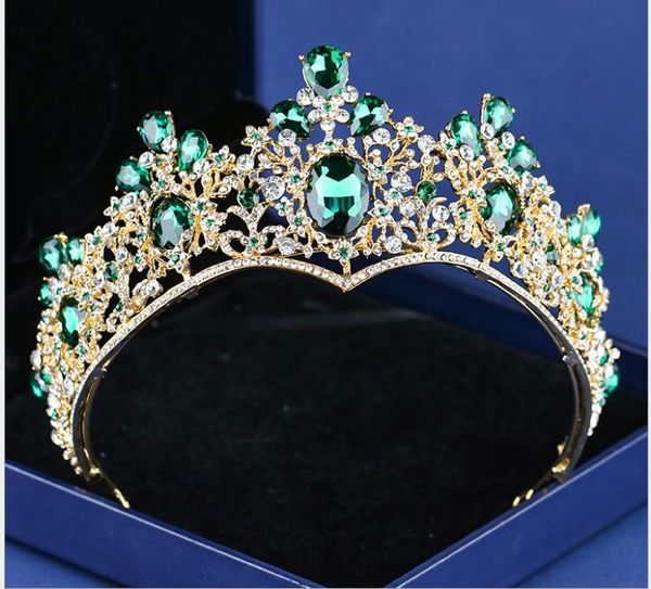 

красочные корона тиара оголовье корона свадебные украшения, Silver