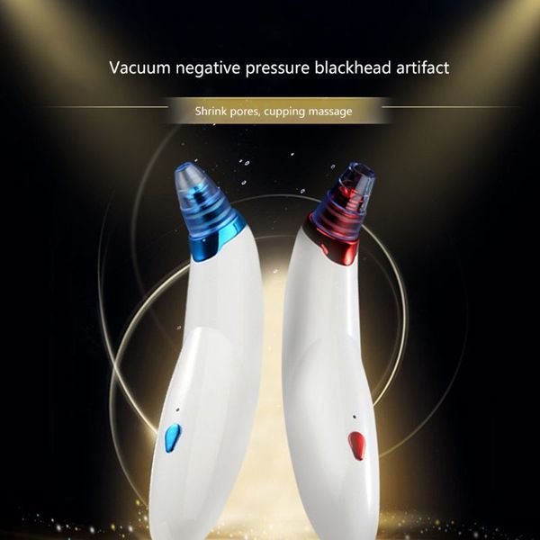 

1set 1set blackhead remover skin care pore vacuum acne pimple removal vacuum suction tool facial diamond dermabrasion machine 4