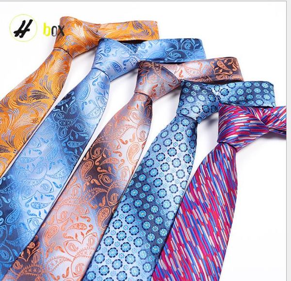 

polyester jacquard tie for business and leisure, Blue;purple