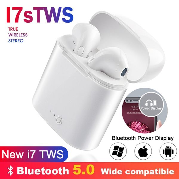 

I7 tw wirele headphone bluetooth air earphone mini in ear tereo earbud head et with charging box for iphone xiaomi huawei