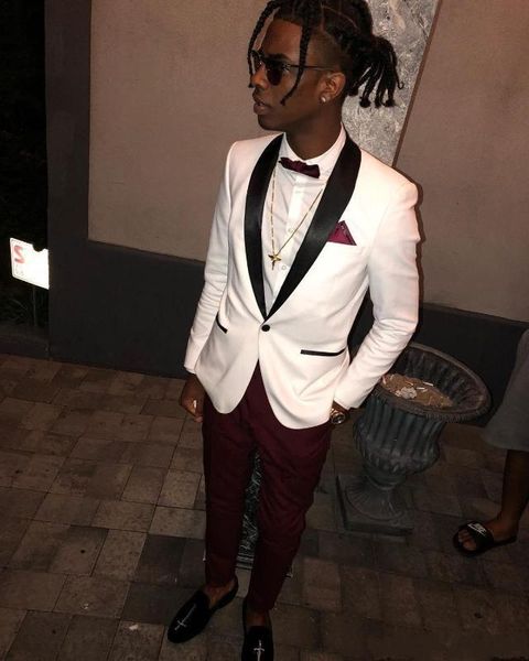 

2020 fashion black men groom suit wedding tuxedos men slim fit prom suits groom tuxedos blazer for man(jacket+pants)a56, Black;gray