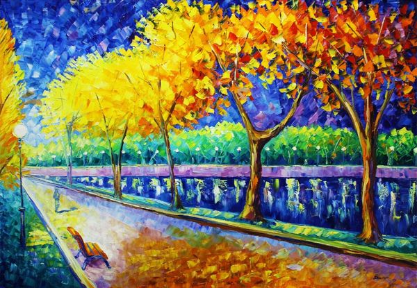 

svyatoslav shyrochuk feels like autumn home decor handpainted &hd print oil painting on canvas wall art canvas pictures 191212