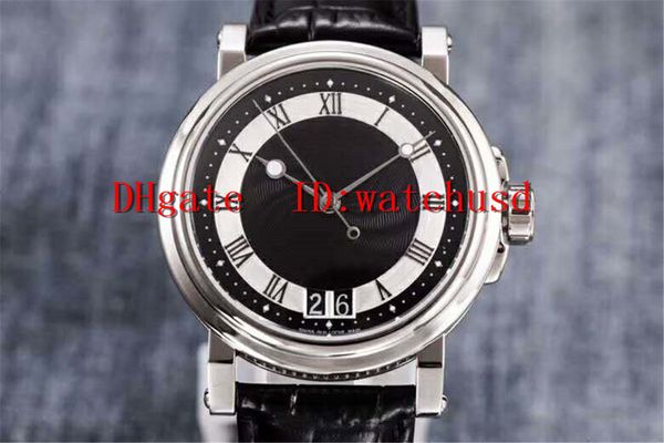 

hg factory 39mm marine business watch sapphire water resistant men watches 361l stainless steel watches swiss cal.517gg automatic mechanical, Slivery;brown