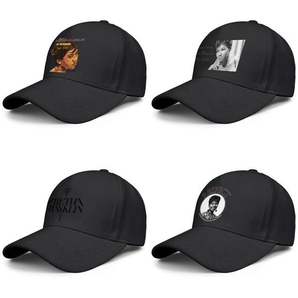 

r.i.p music queen aretha-franklin black for men and women trucker cap design fitted custom blank vintage personalized trendy classic, Blue;gray
