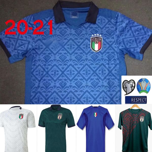 

2020 2021 italy soccer jersey insigne immobile 1990 2006 retro soccer renaissance european cup belotti totti 20 21 italian jersey, Black;yellow