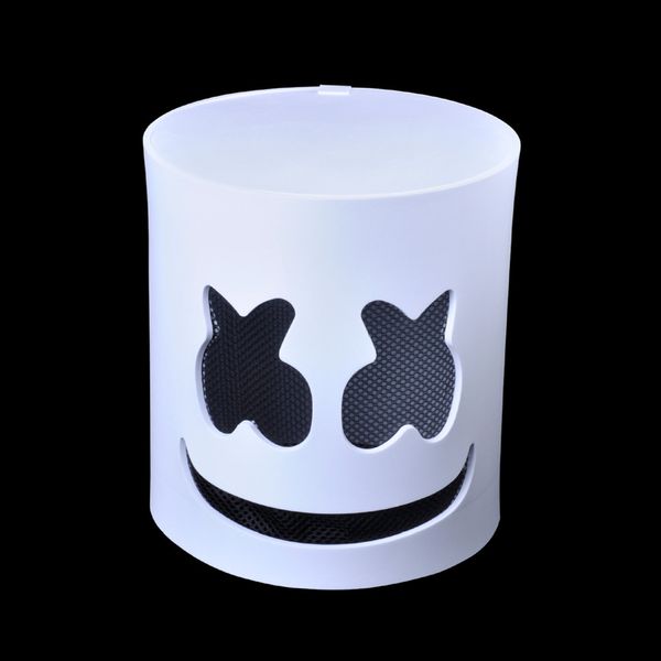 

New Arrival Fashionable Halloween Party Night Club EVA White Mask Adult DJ Marshmallow Mask Cosplay Costume Helmet Sale