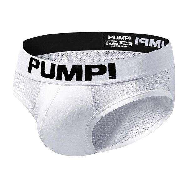 

2020 new men's underpants hollow mesh men's briefs low waist men's underpants u convex ventilation comfortable, Black;white