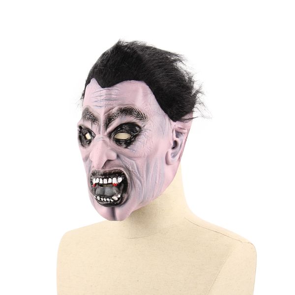 

latex scary vampire mask full face horror toothy zombie masks with elastic strap for halloween masquerade costume