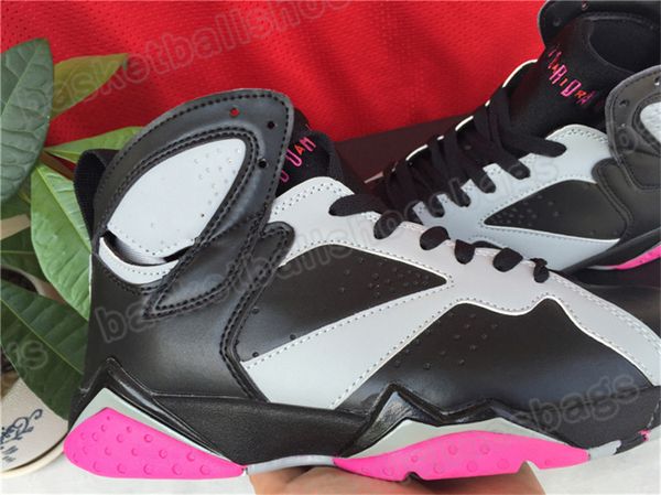 

outlet j7 7s black white fly pink jumpman womens sports basketball shoes women running casual new
