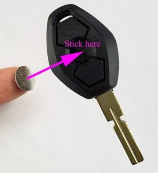 

5pc lot 3d 10mm 11mm 12mm cry tal car logo key emblem button ticker for volk wagen vw koda for audi for bmw m folding key