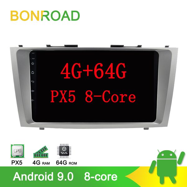 

bonroad 9 дюймов 2.5 d автомобильный dvd радио мультимедийный плеер для camry 2006 2007 2008 2009 2010 2011 gps навигация видео плеер
