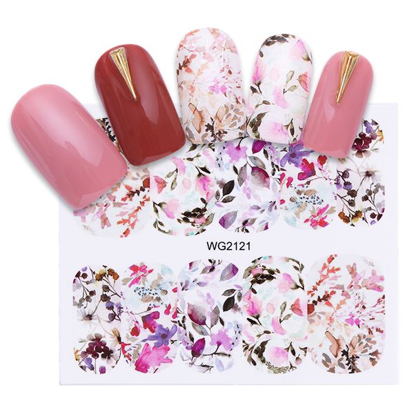 

nail water decals blossom flower butterfly nail art transfer stickers sliders diy manicure tips decoration, Black
