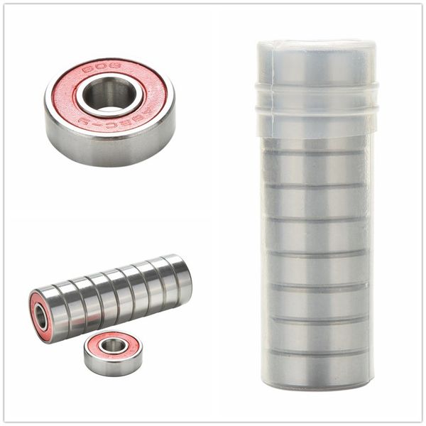 

10pcs chrome steel bearings for roller skate scooter skateboard wheel