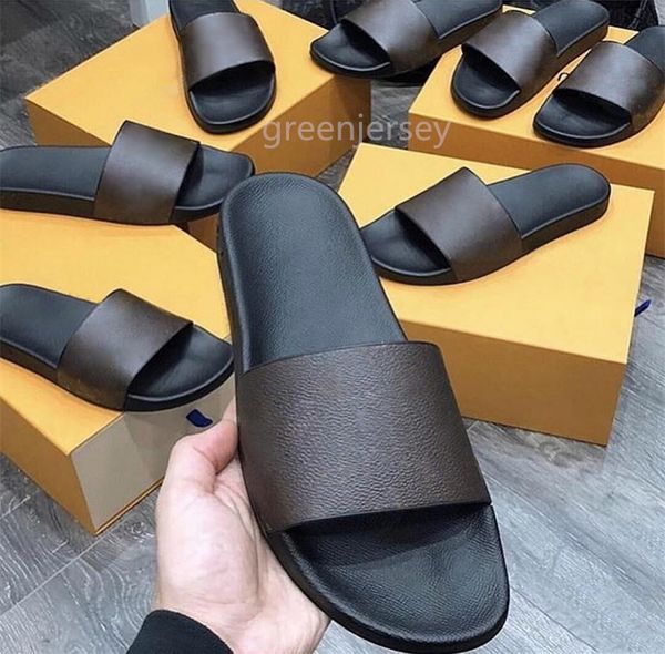

mule waterfront slide sandals men women wide flat slippery thick casual shoes slide summer beach fashion sandals flip flops slippers, Black