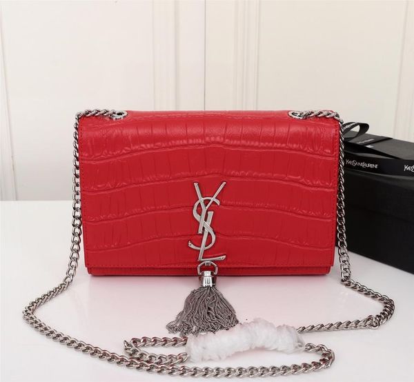

small 23cm chain bag for women real cowhide leather crossbody totes bag for ladies 23cm
